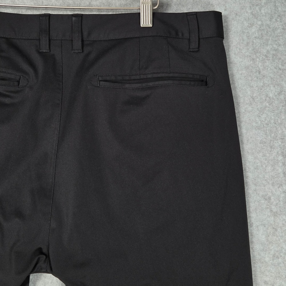 Rhone Men 36 x 31 Commuter Pants Black 2022 Travel Flat Front Slim Fit Stretch